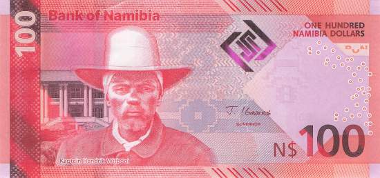 Namibia p23a 100 Dollar 2025